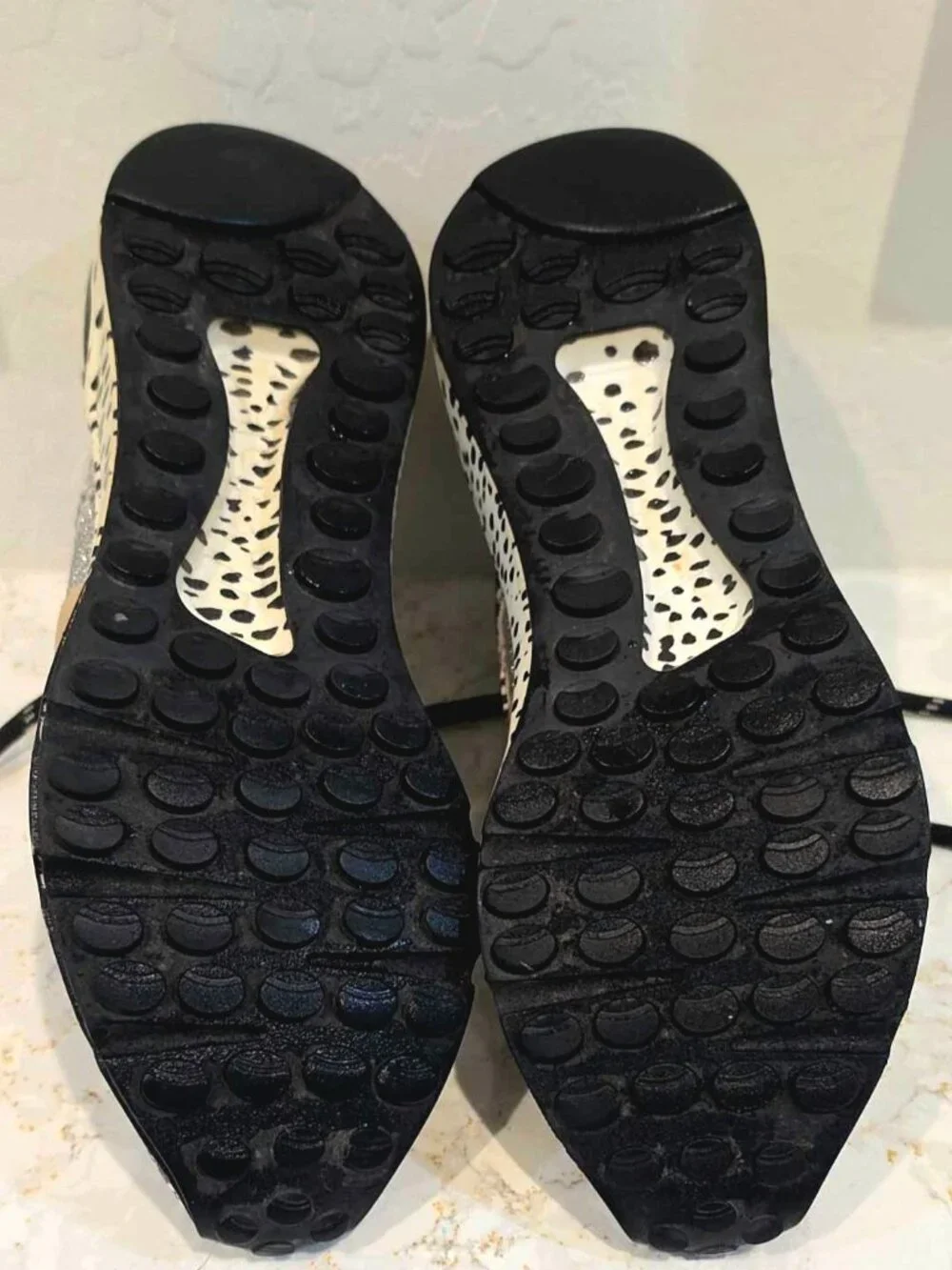Steve Madden Cliff Sneakers Womens 9M Snakeskin Colorway Chunky Platform Shoes